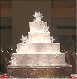Torte nuziali per matrimonio in inverno