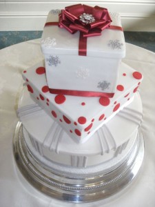 Torte nuziali per matrimonio a Natale