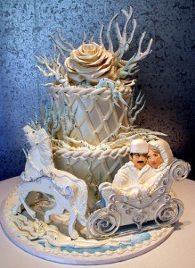 Torte nuziali per matrimonio in inverno