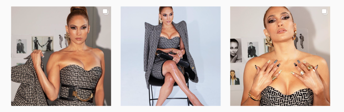 Jennifer Lopez veste Balmain: cifre da capogiro