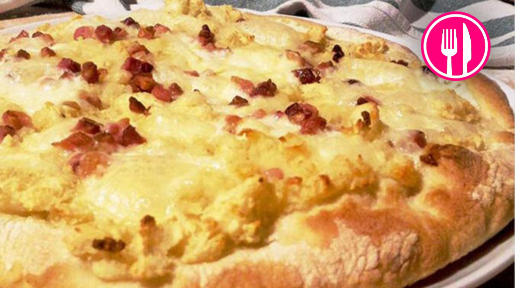 Pizza alla pancetta
