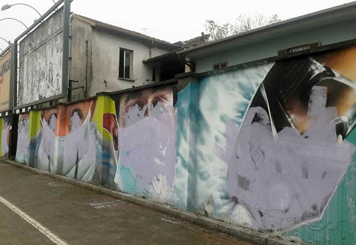 Selvaggia Lucarelli, murales deturpati “Che tristezza”