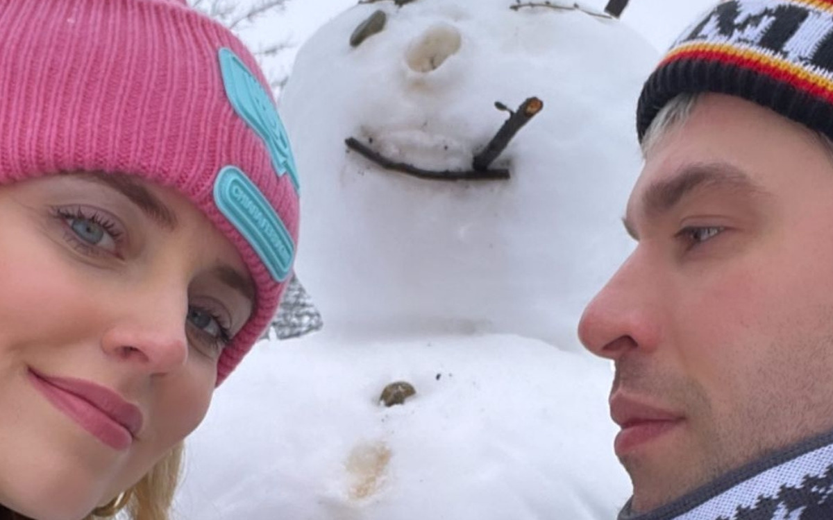 Ferragnez: la magia della neve a Milano