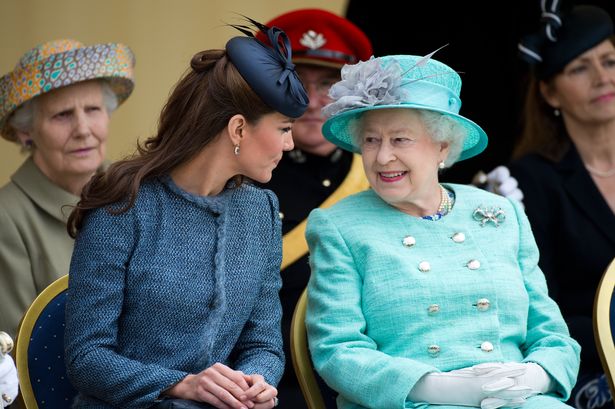 2-Queen-Elizabeth-II-and-The-Duke-And-Duchess-Of-Cambridge-Visit-The-East-Midlands