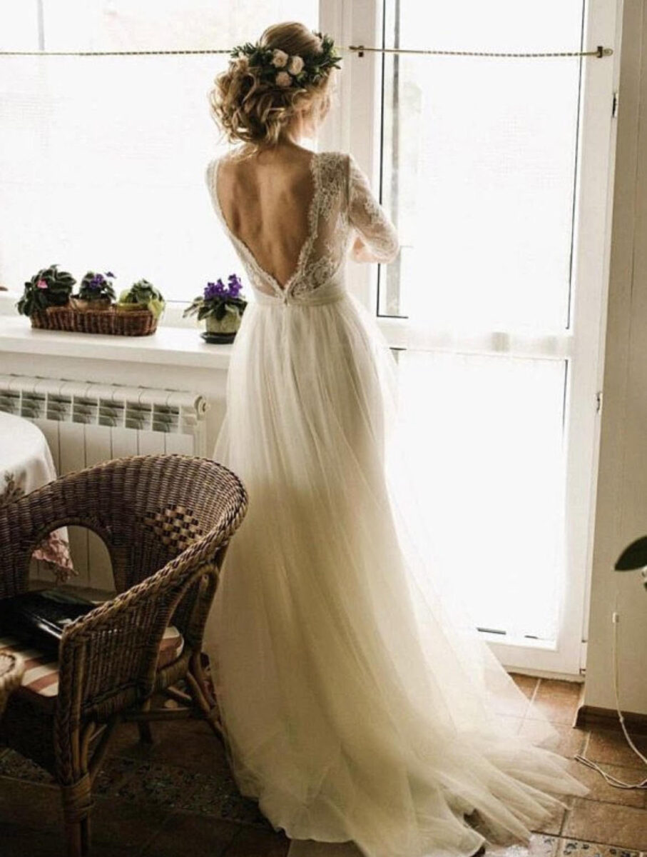 11:45 – Matrimonio: regole e consigli per l’abito da sposa con schiena scoperta 11:45 – Matrimonio: regole e consigli per l’abito da sposa con schiena scoperta