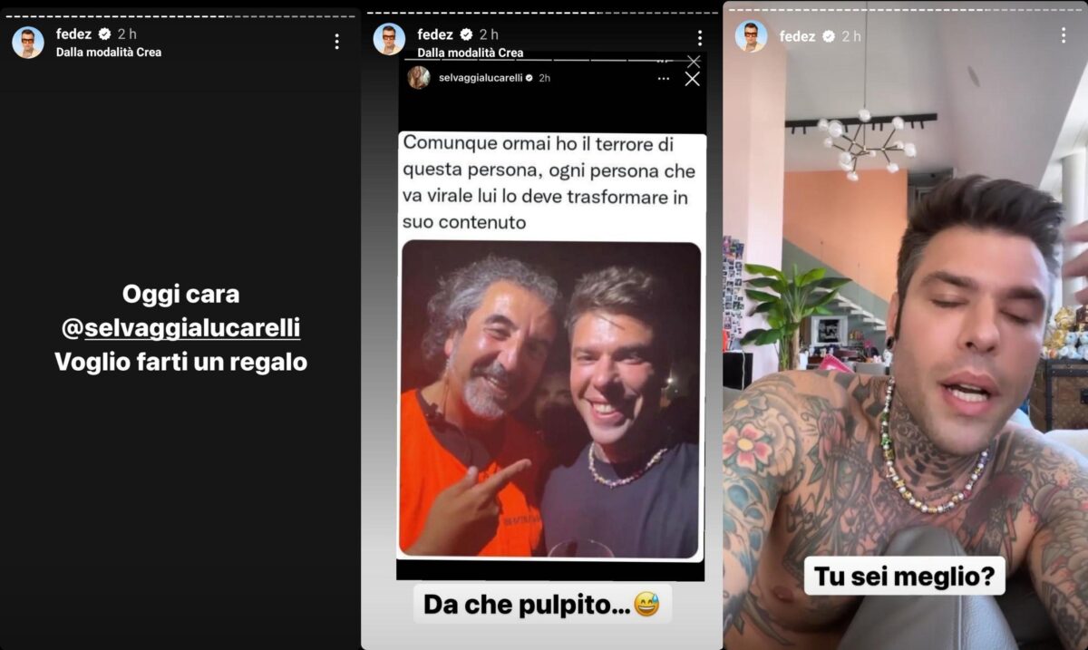 Fedez furioso esplode: “Selvaggia Lucarelli tu fai di peggio” Fedez furioso esplode: “Selvaggia Lucarelli tu fai di peggio”