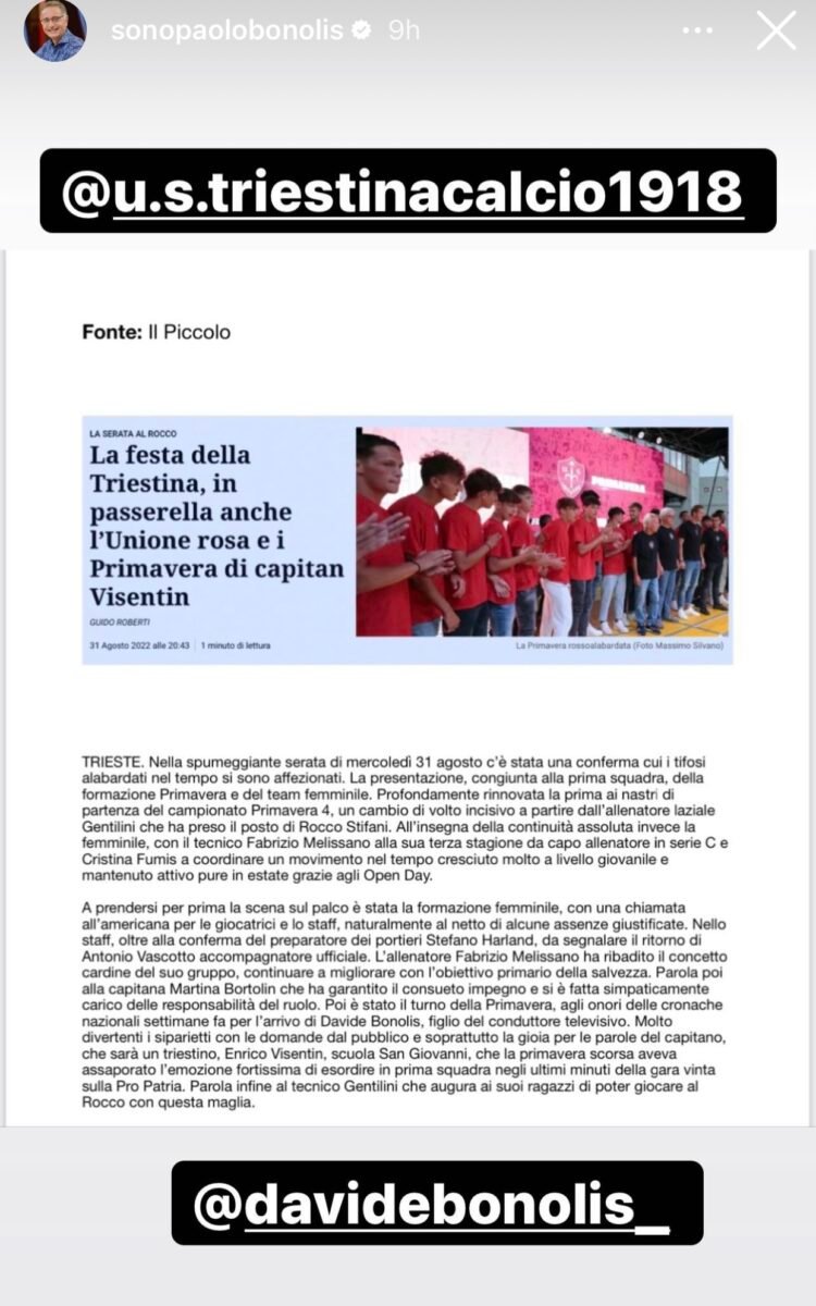 Paolo Bonolis: una dedica speciale… Paolo Bonolis: una dedica speciale…