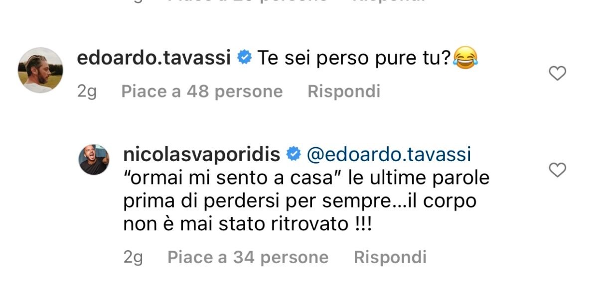 L’Isola dei Famosi: Nicolas Vaporidis “perso”, parola di Tavassi L’Isola dei Famosi: Nicolas Vaporidis “perso”, parola di Tavassi