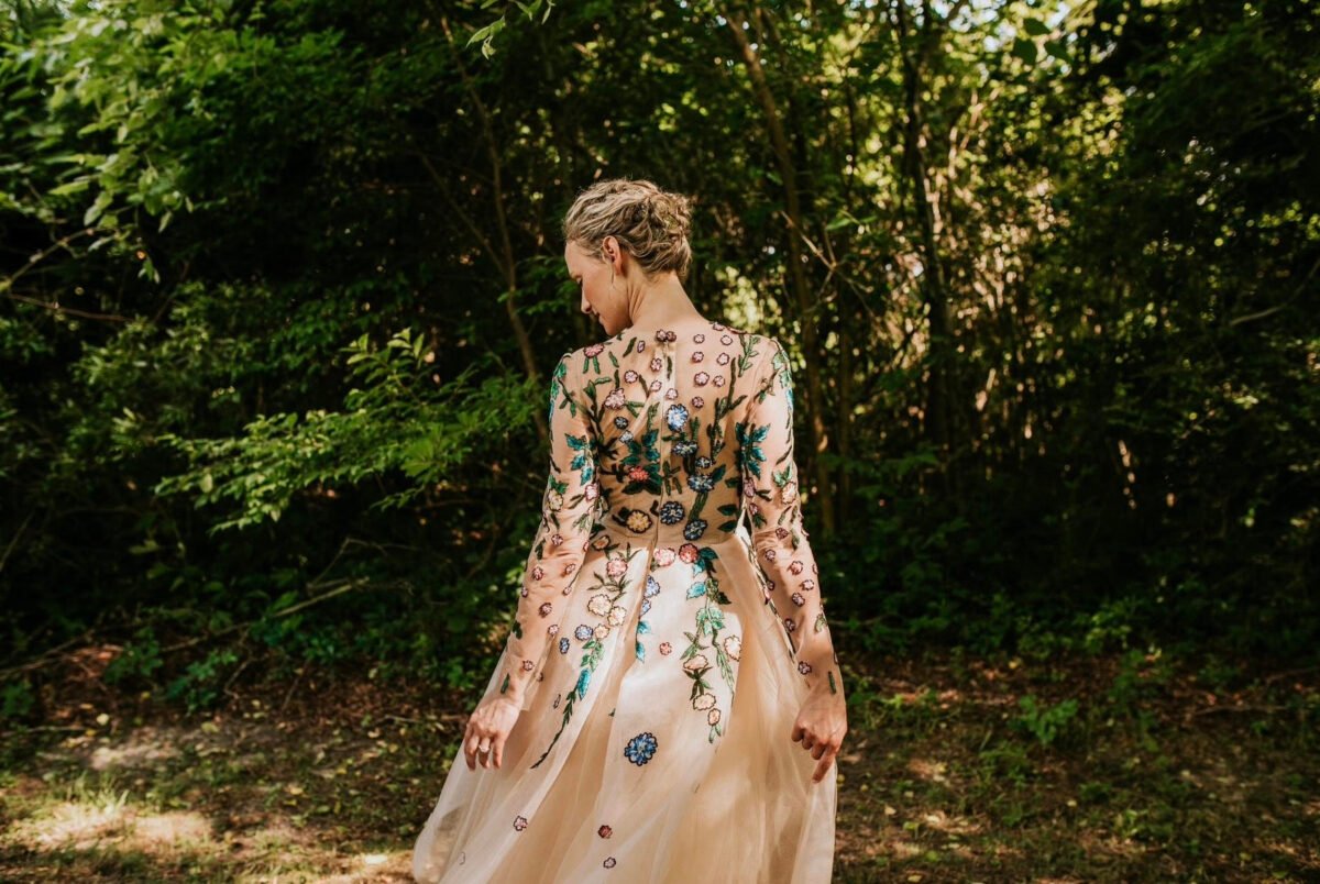 Matrimonio: l’abito da sposa floreale