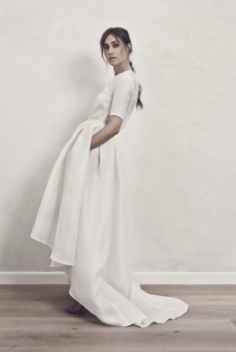 matrimonio sposa abito midi 2