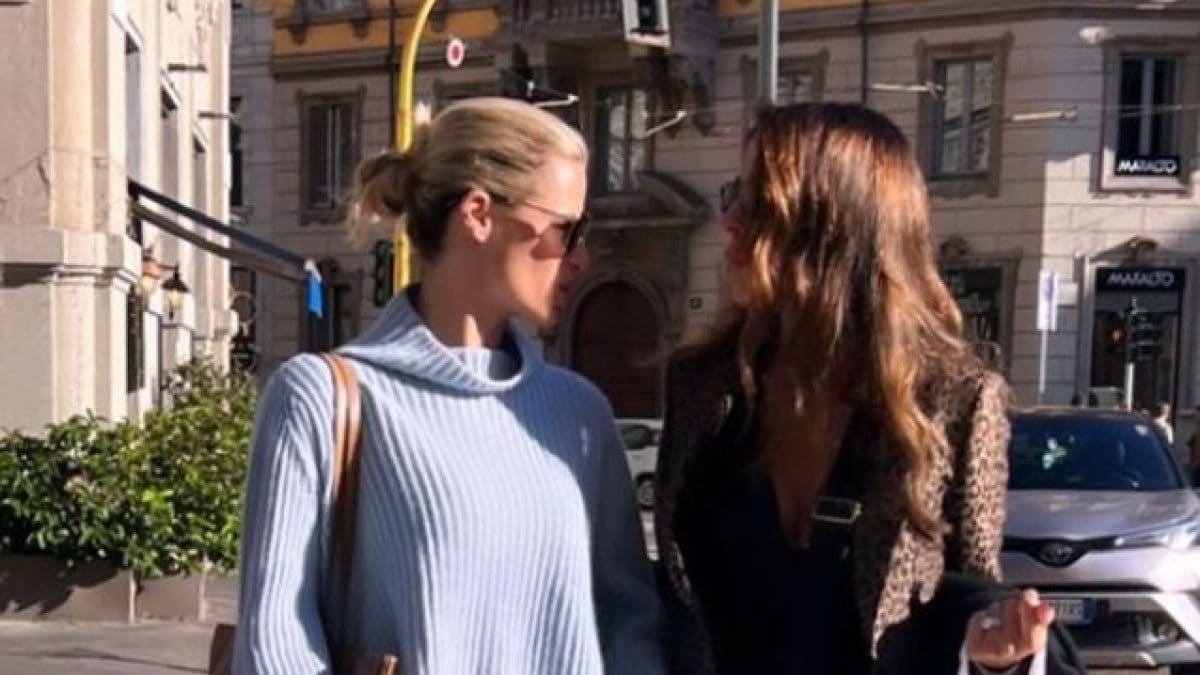 Michelle Hunziker: prove da nonna insieme alla consuocera