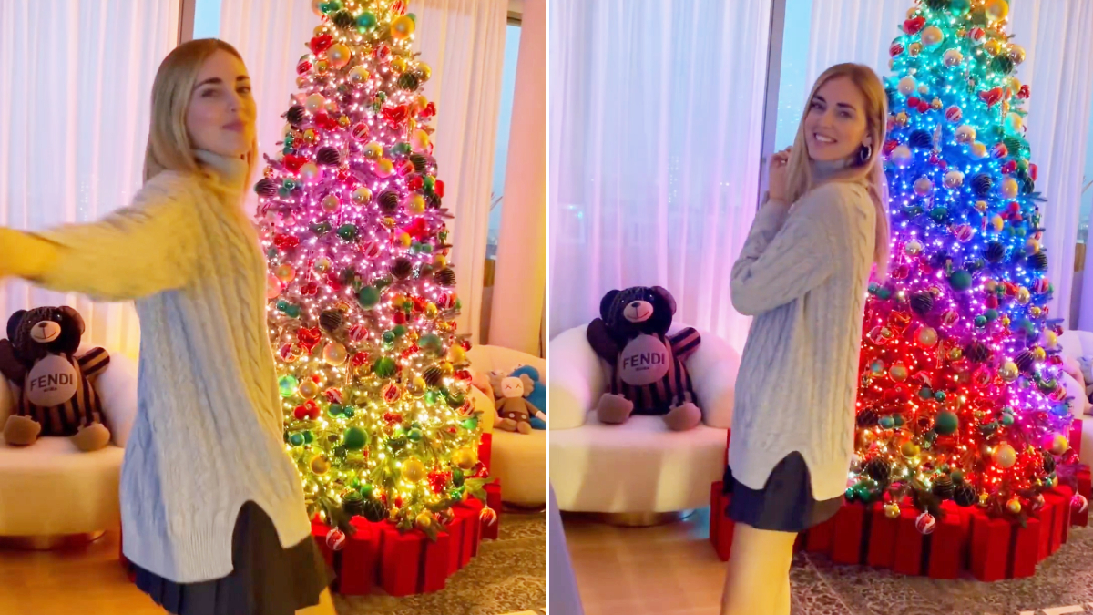 Chiara Ferragni, Belen, Federico Fashion Style: gli alberi di Natale dei Vip