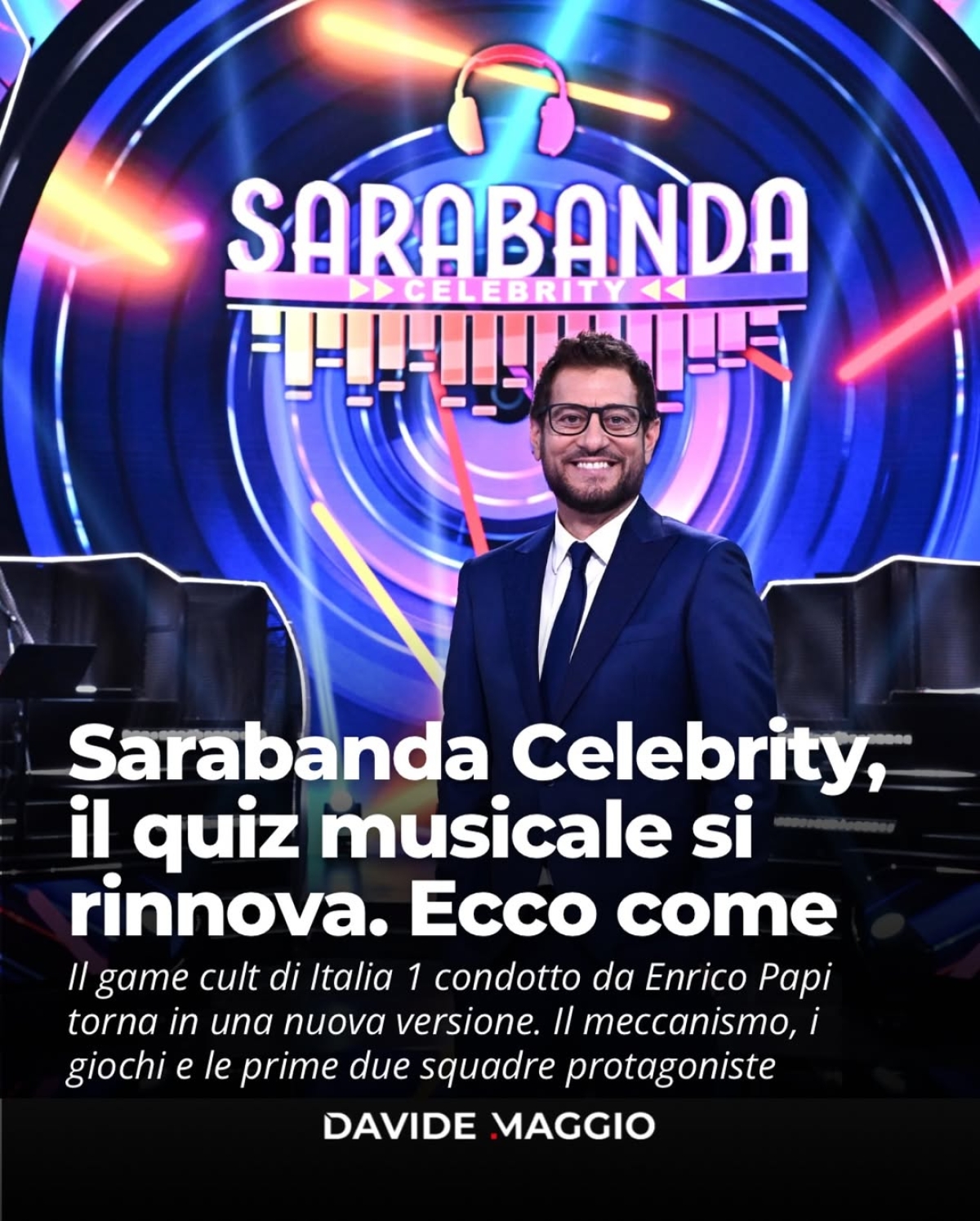 Questa sera torna Sarabanda: Enrico Papi si prepara Questa sera torna Sarabanda: Enrico Papi si prepara