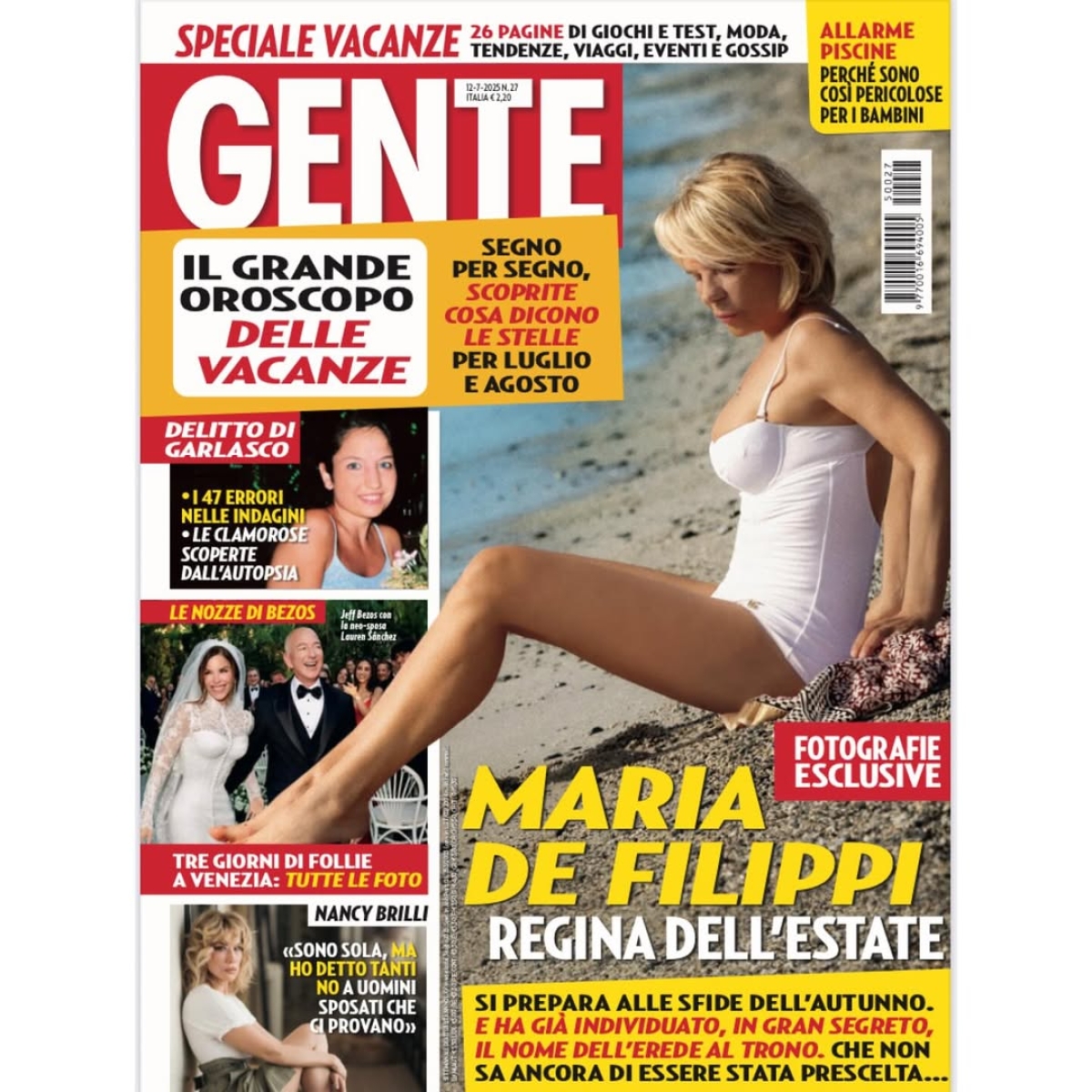 Maria De Filippi in Calabria, ma non solo per vacanza Maria De Filippi in Calabria, ma non solo per vacanza
