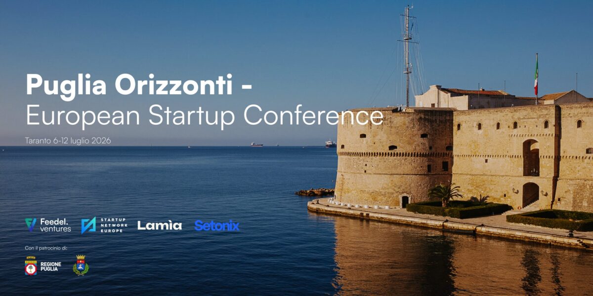 Taranto diventa il centro della scena startup europea con Puglia Orizzonti 2026