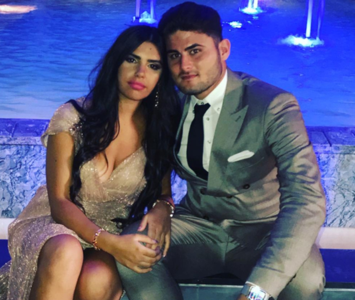Foto Diamante Crispino con la fidanzata Bernadette profilo ufficiale Instagram