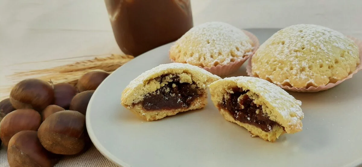 Fagottini con crema di castagne